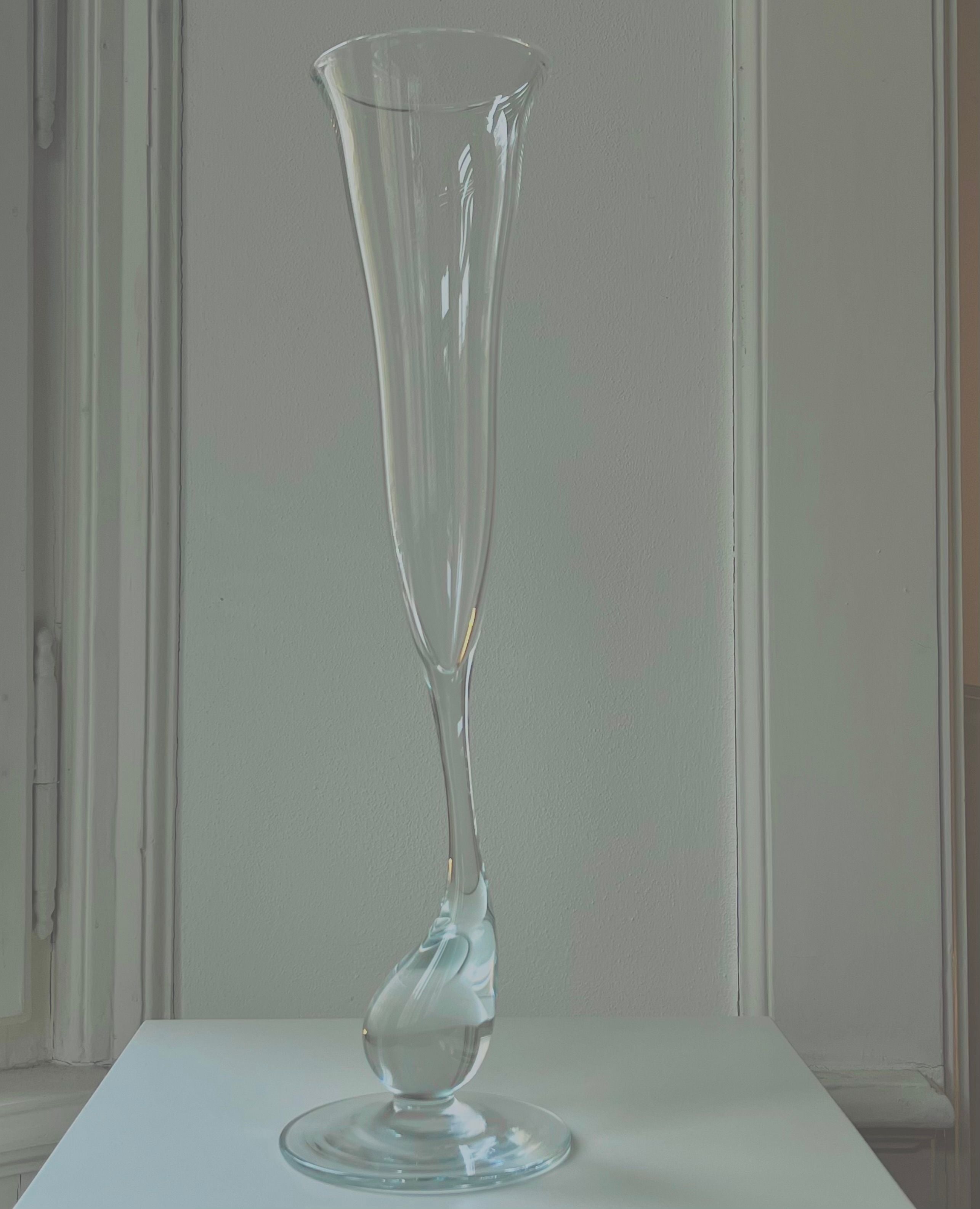 Tall Handblown Vase