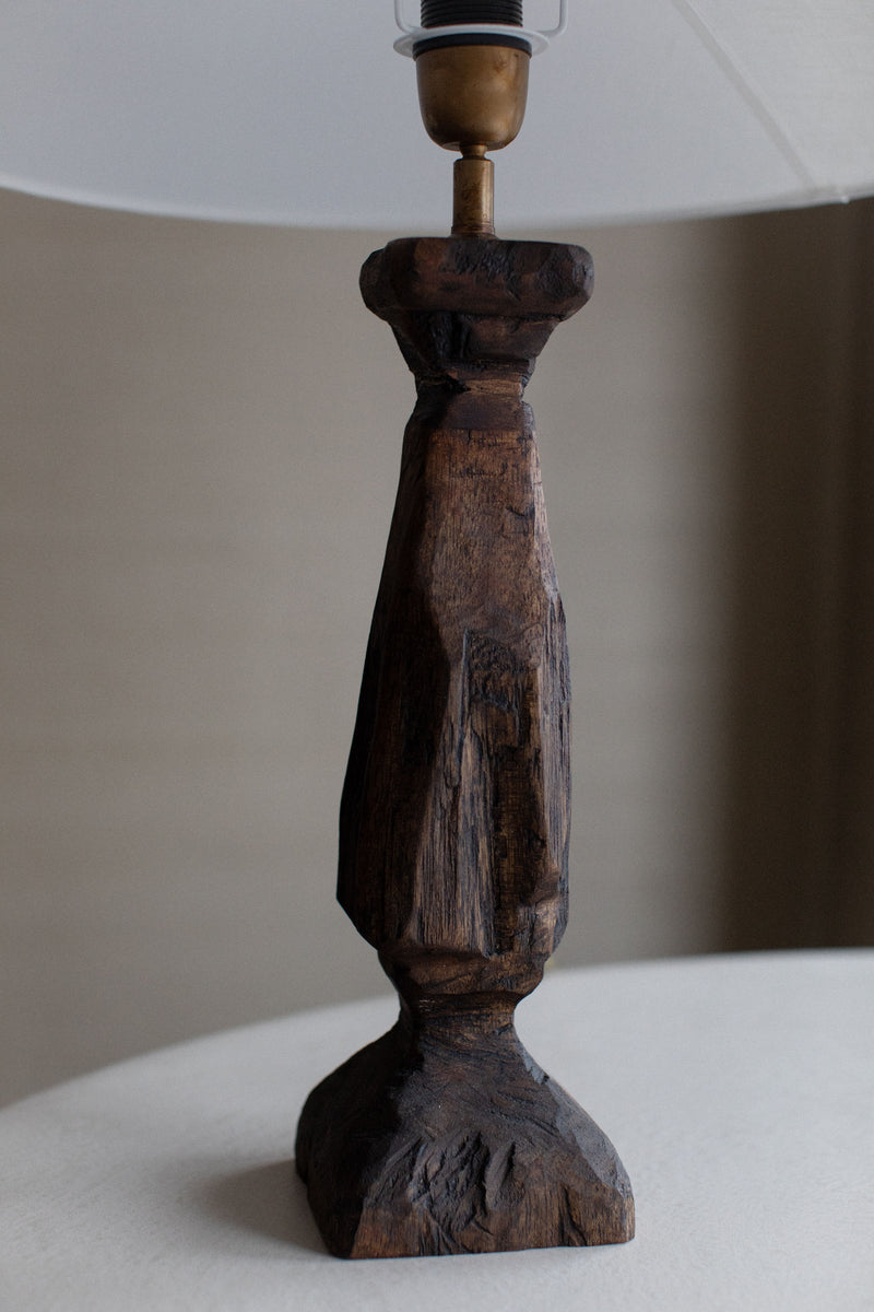 Beautiful Handcarved Lamp 02 with detailed handcrafted carvings and elegant design