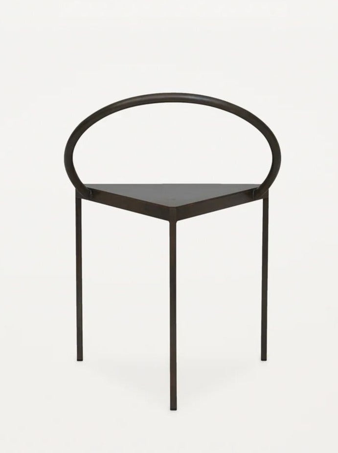  Triangolo Chair in elegant black finish, perfect for modern home or office decor 