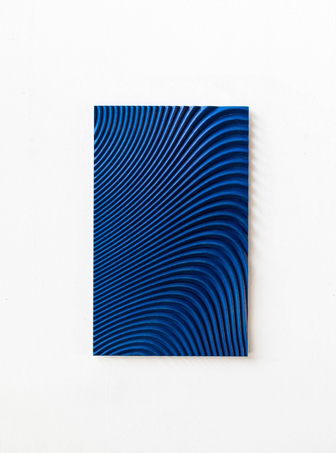 sculpture Wave Oil Blue Studio Arno Hoogland