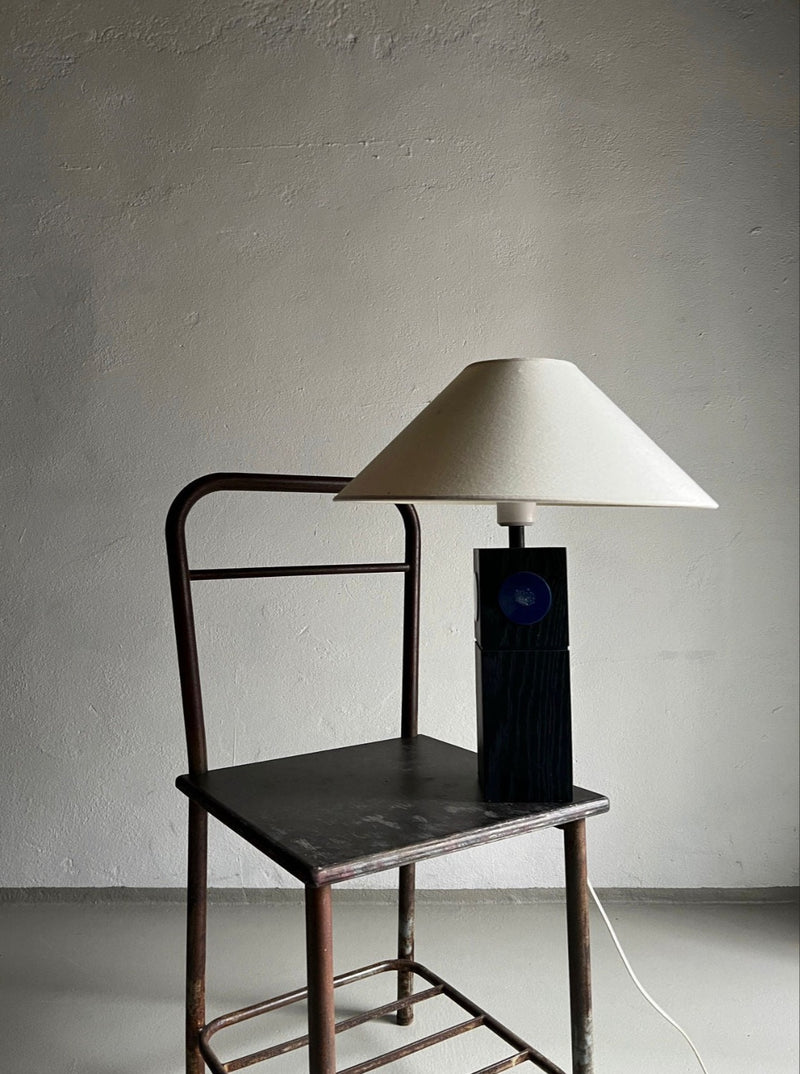 Elegant Table Lamp by Lars-Goran Nilsson in timeless black and gold finish