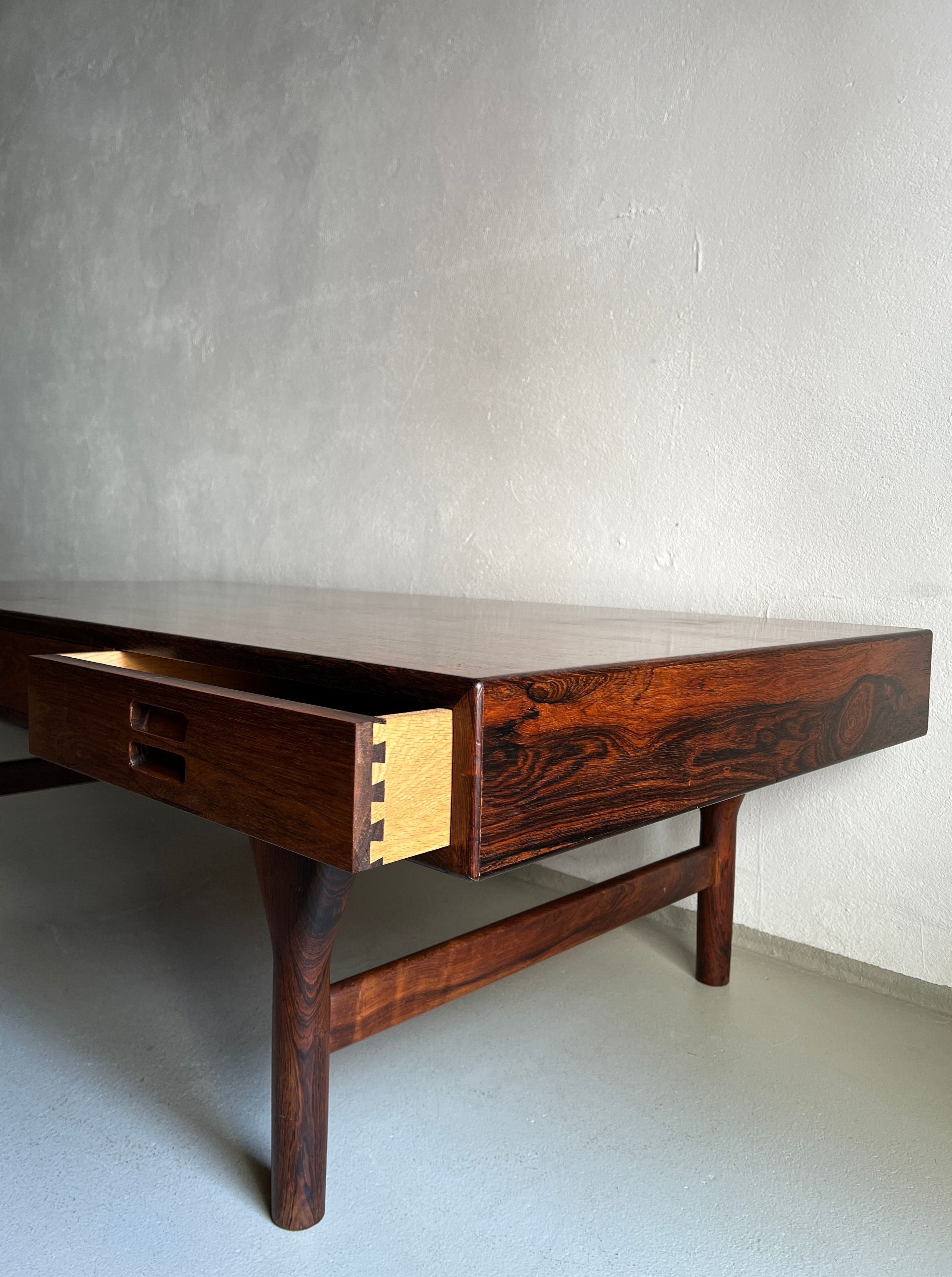 Rosewood Coffee Table Nanna Ditzel Soren Willadsen 1950s