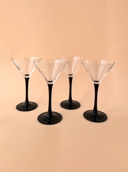 Black Martini Glasses – Guest House