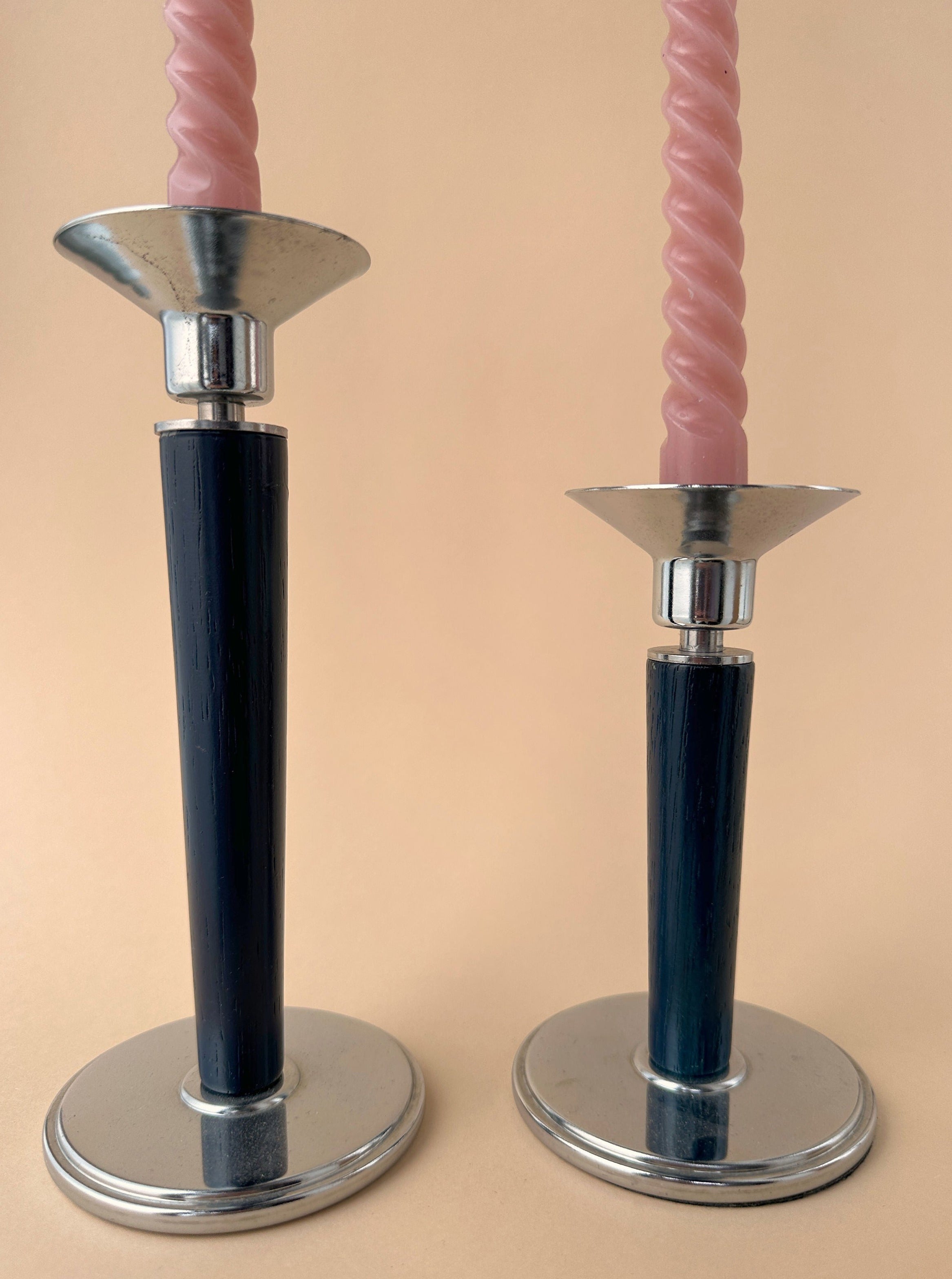 Set of 2 Postmodern Candleholders