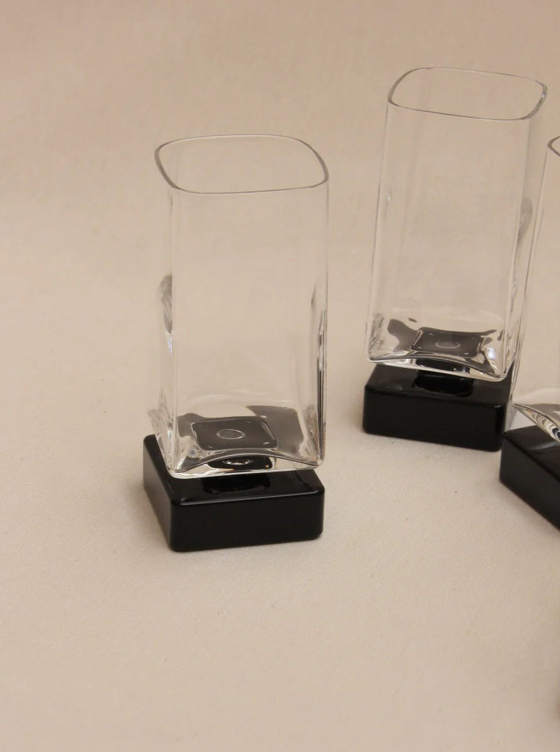 Traditional Italian Glasses - Set of 6, lead-free, dishwasher safe tumblers