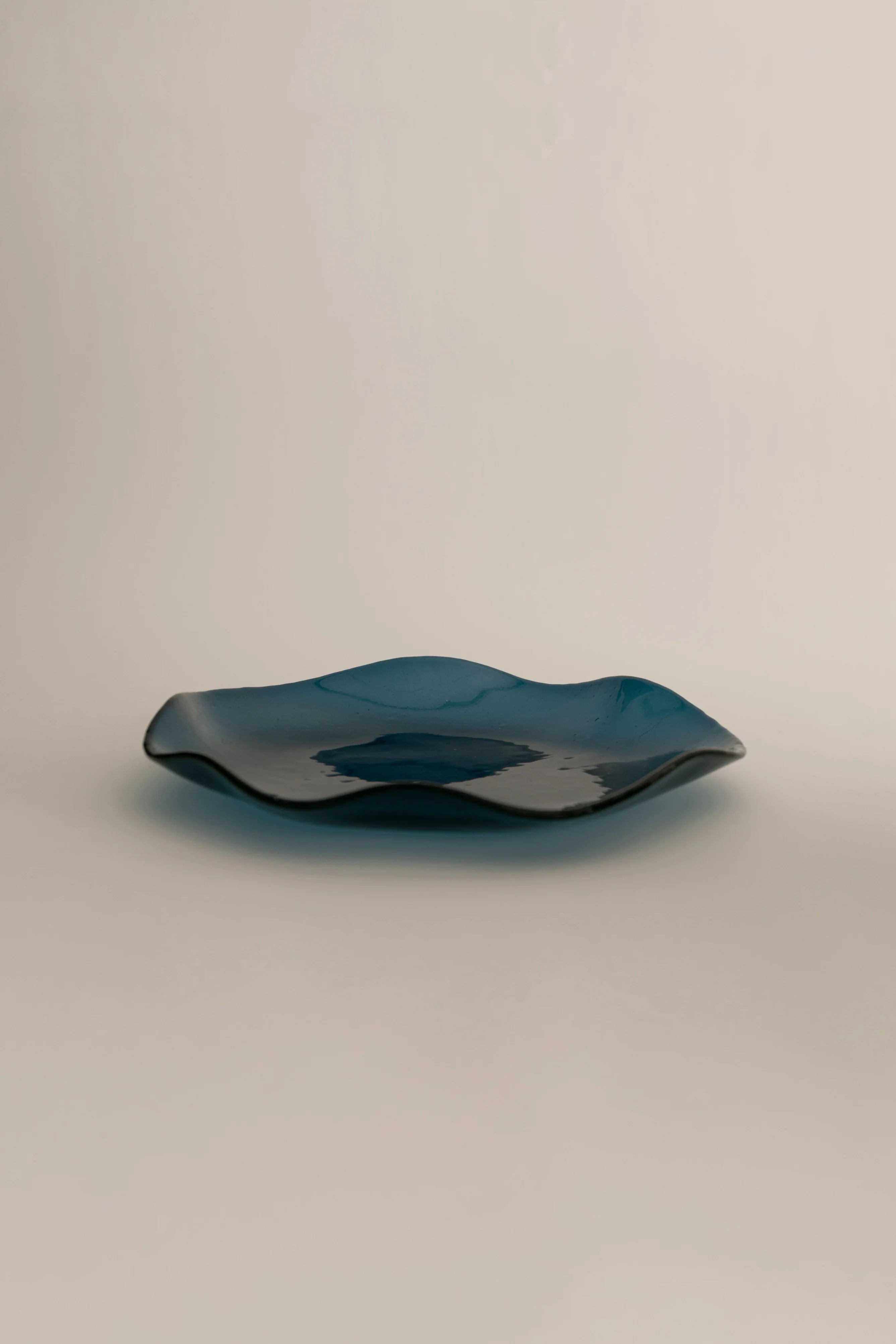 Charger Plates Petal Plate - Large Indigo (Transparent) Sophie Lou Jacobsen