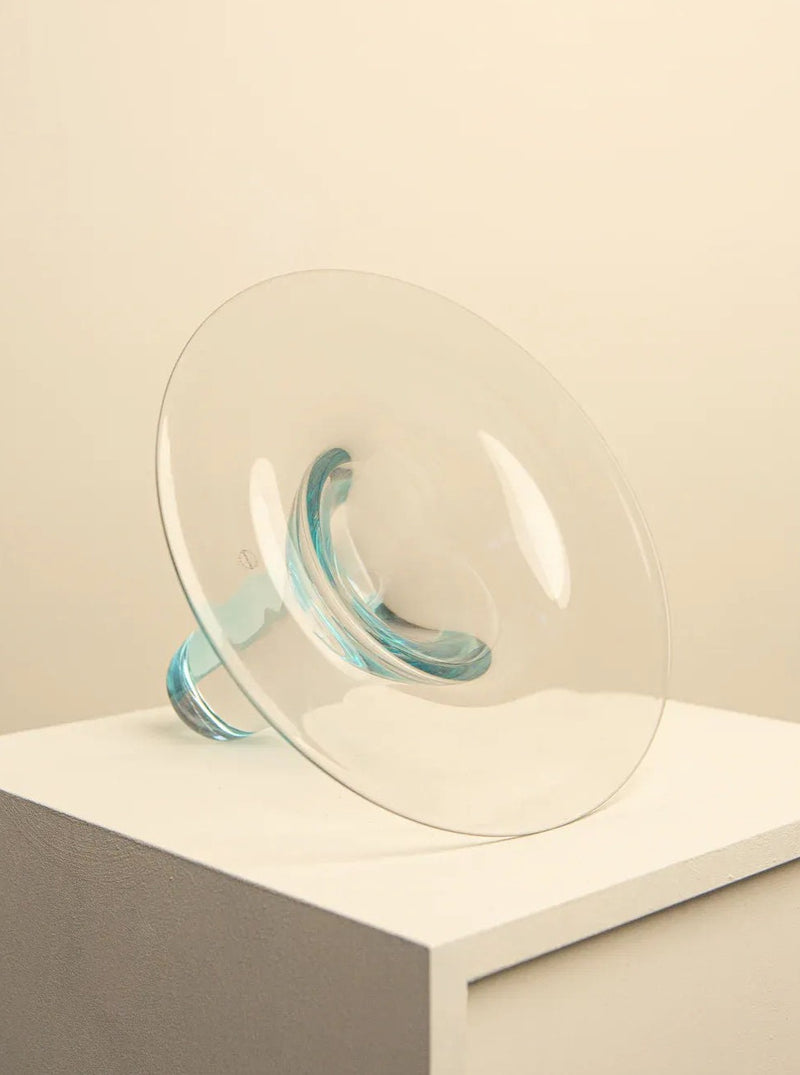 Vintage Chapeau Vase by Salviati for TIFFANY & CO 60's, featuring a stunning combination of colorful, swirling glass and a sleek, modern shape, perfect for adding a touch of retro sophistication to any space