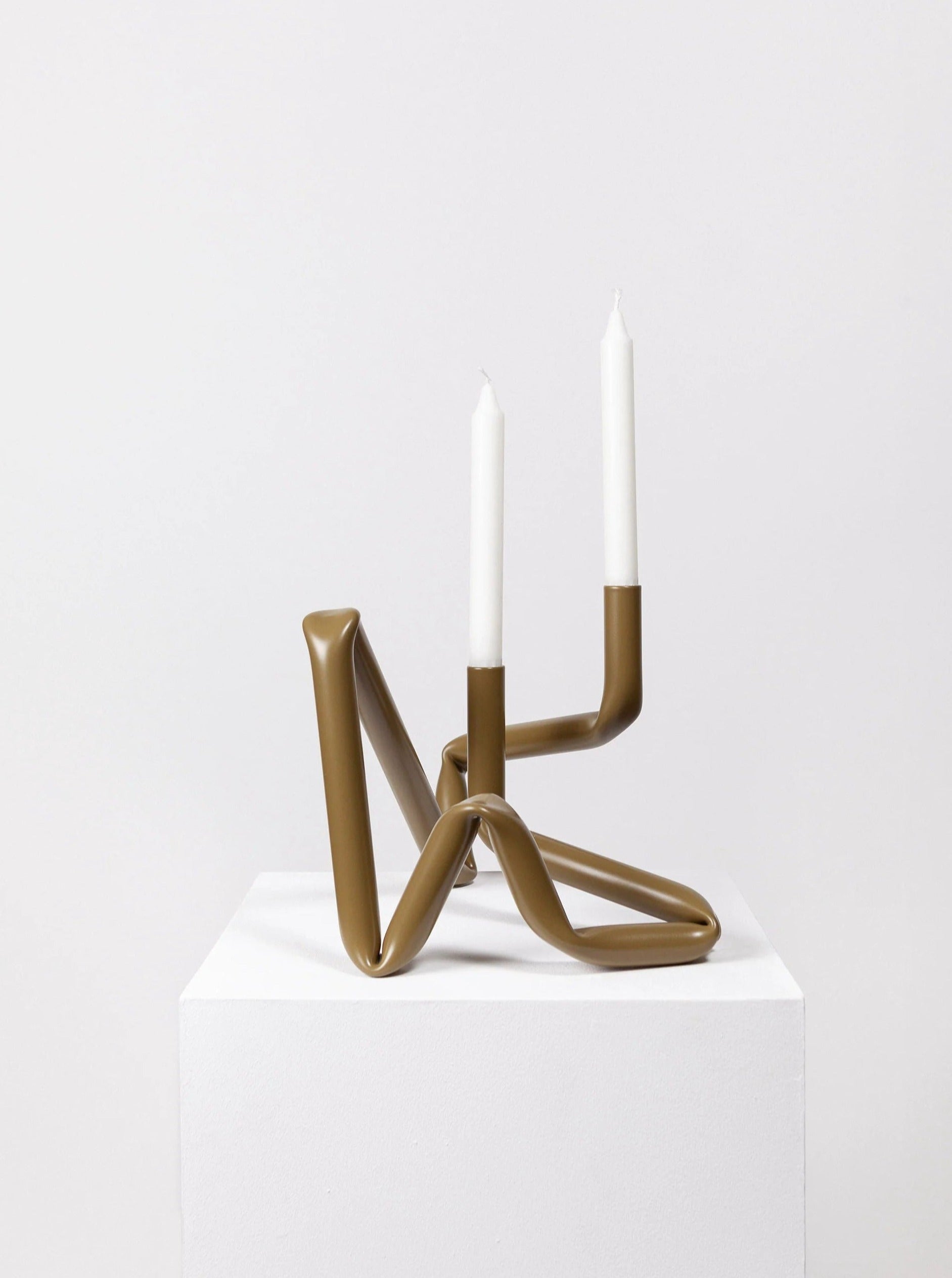  Elegant Bucatini Candle Holder with a modern design, ideal for home or office 