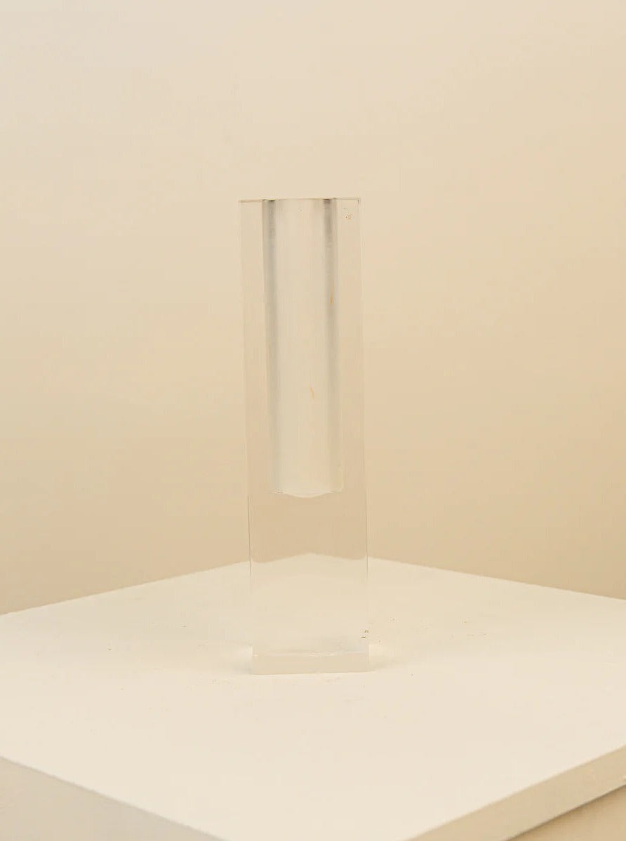 Plexiglass Vase by Luigi Massoni for Guzzini 70's