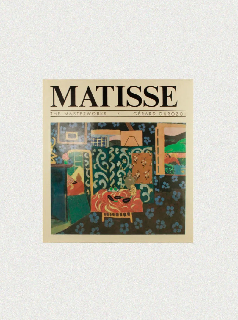Matisse 'The Masterworks' book cover featuring colorful art pieces