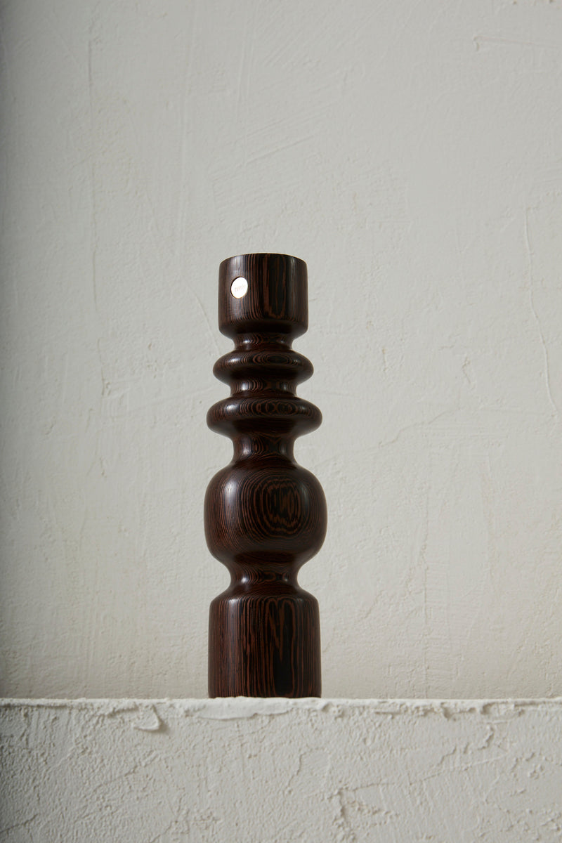 Candle Holders Candleholder Olympe Wengé Big Romie Objetti