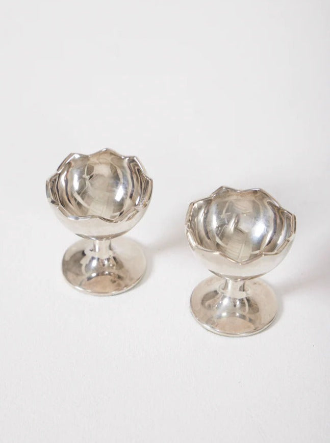 Pair of Silver Egg Cups
