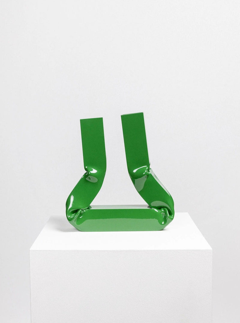 Beautiful grass green Vasi Vase, a perfect home decor accessory