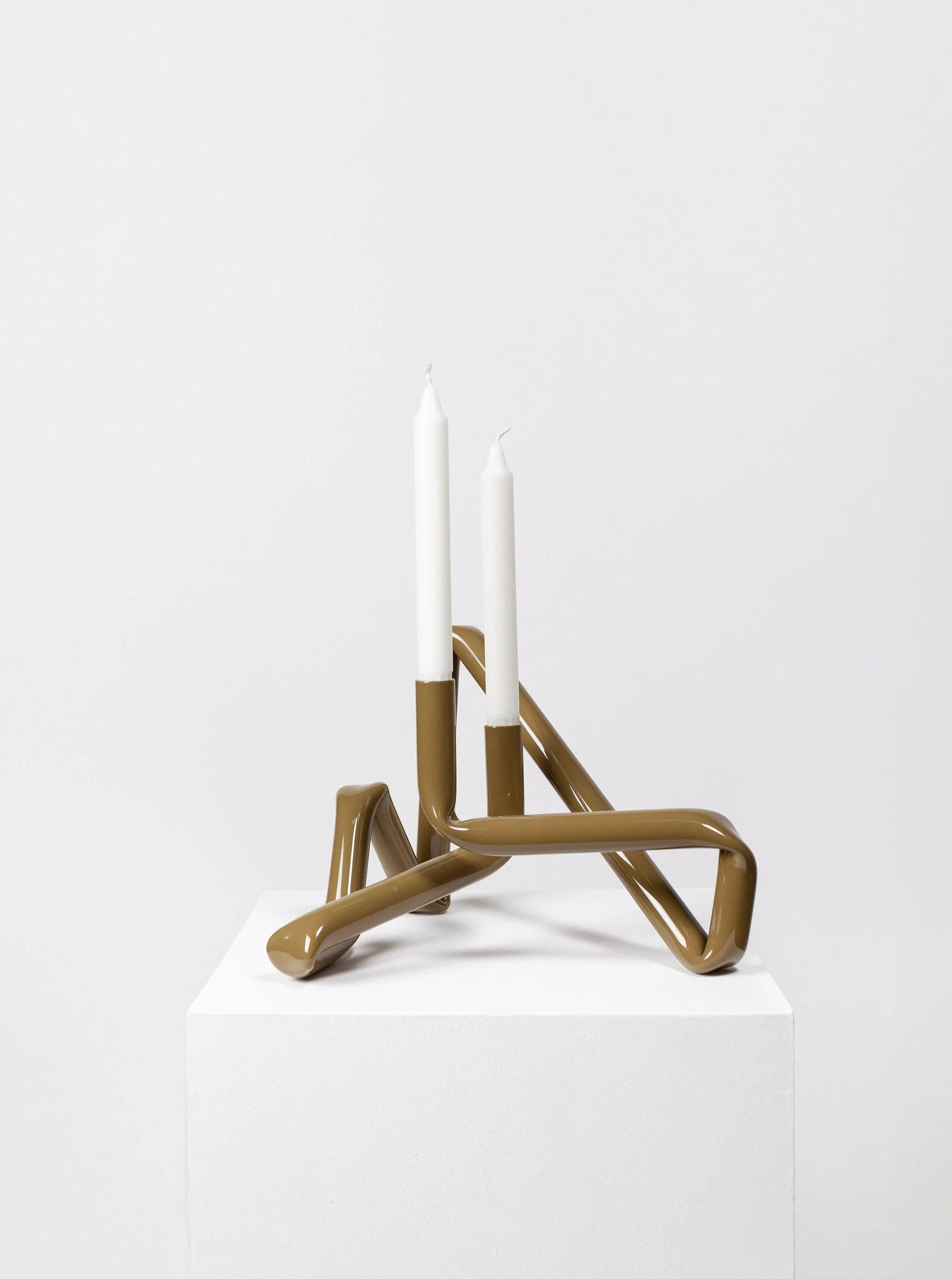  Green Bucatini Candle Holder, a stylish and functional addition to any room