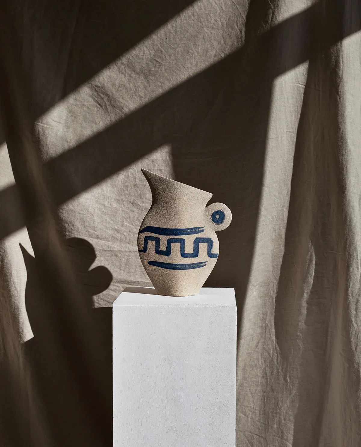 Vase en céramique 'Pichet grec'
