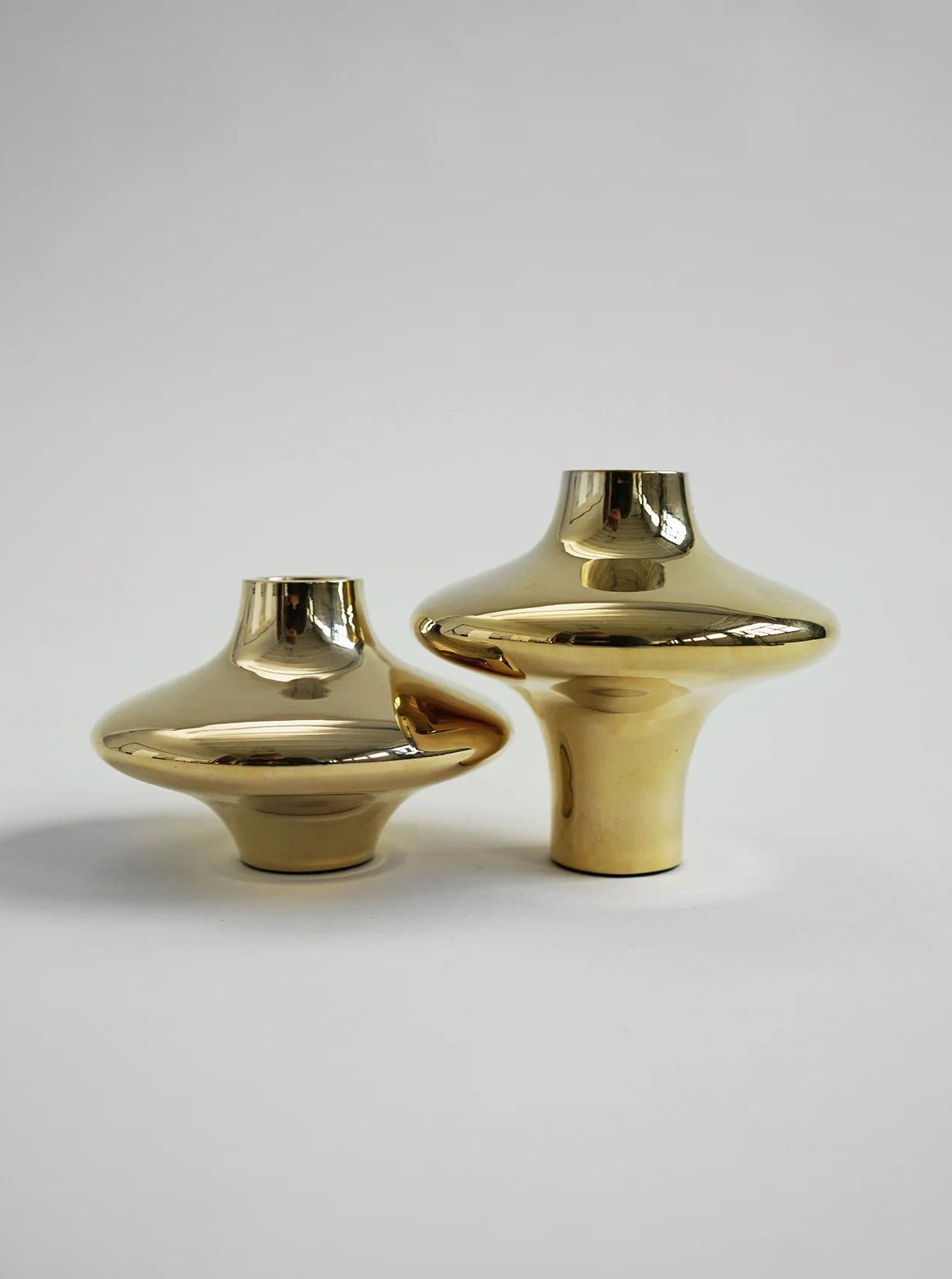 Candle Holders Doublet Candleholder - Large - Gold Hein Studio