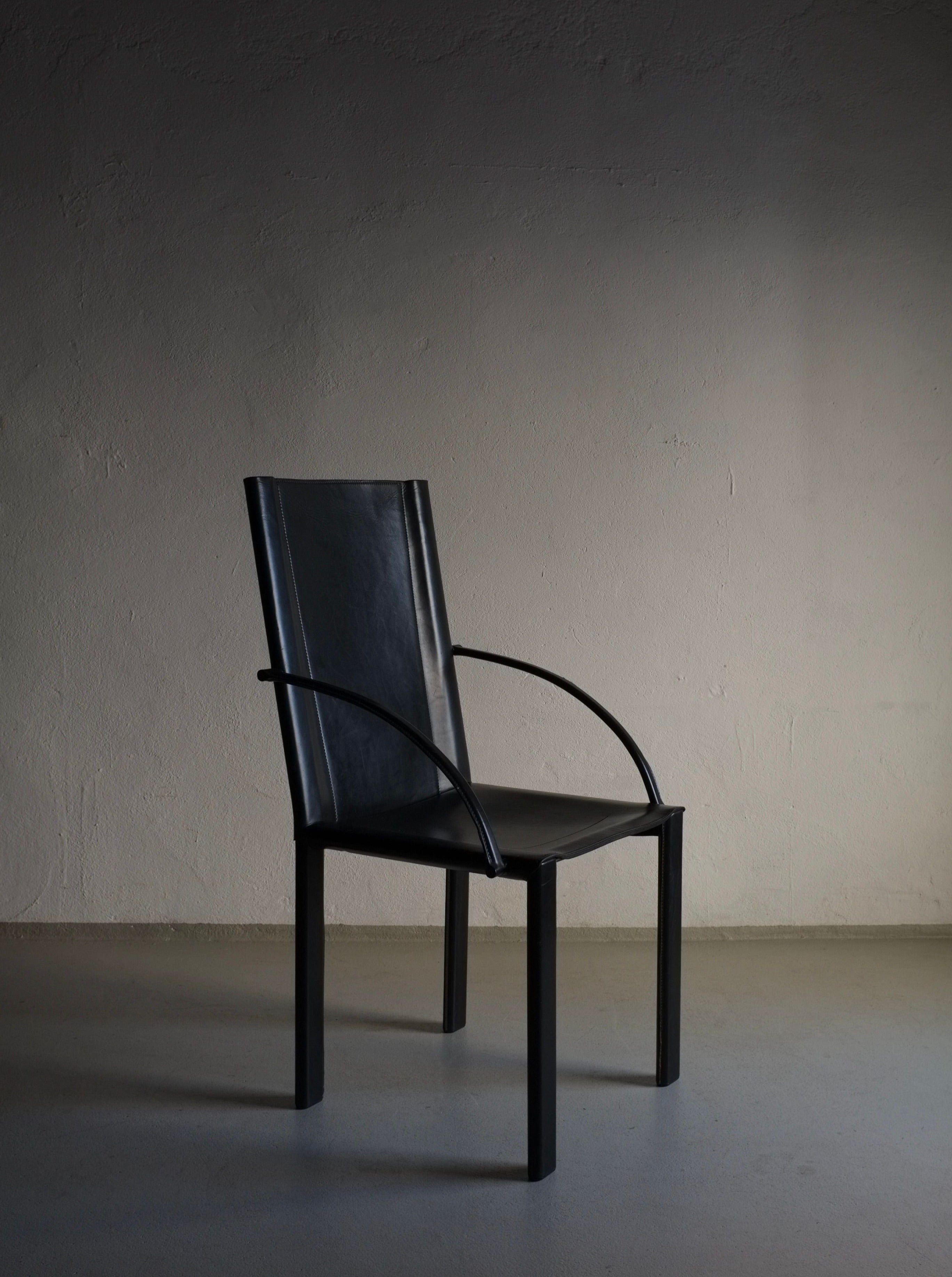 Carlo Bartoli's iconic chair design for Matteo Grassi in the 1980s