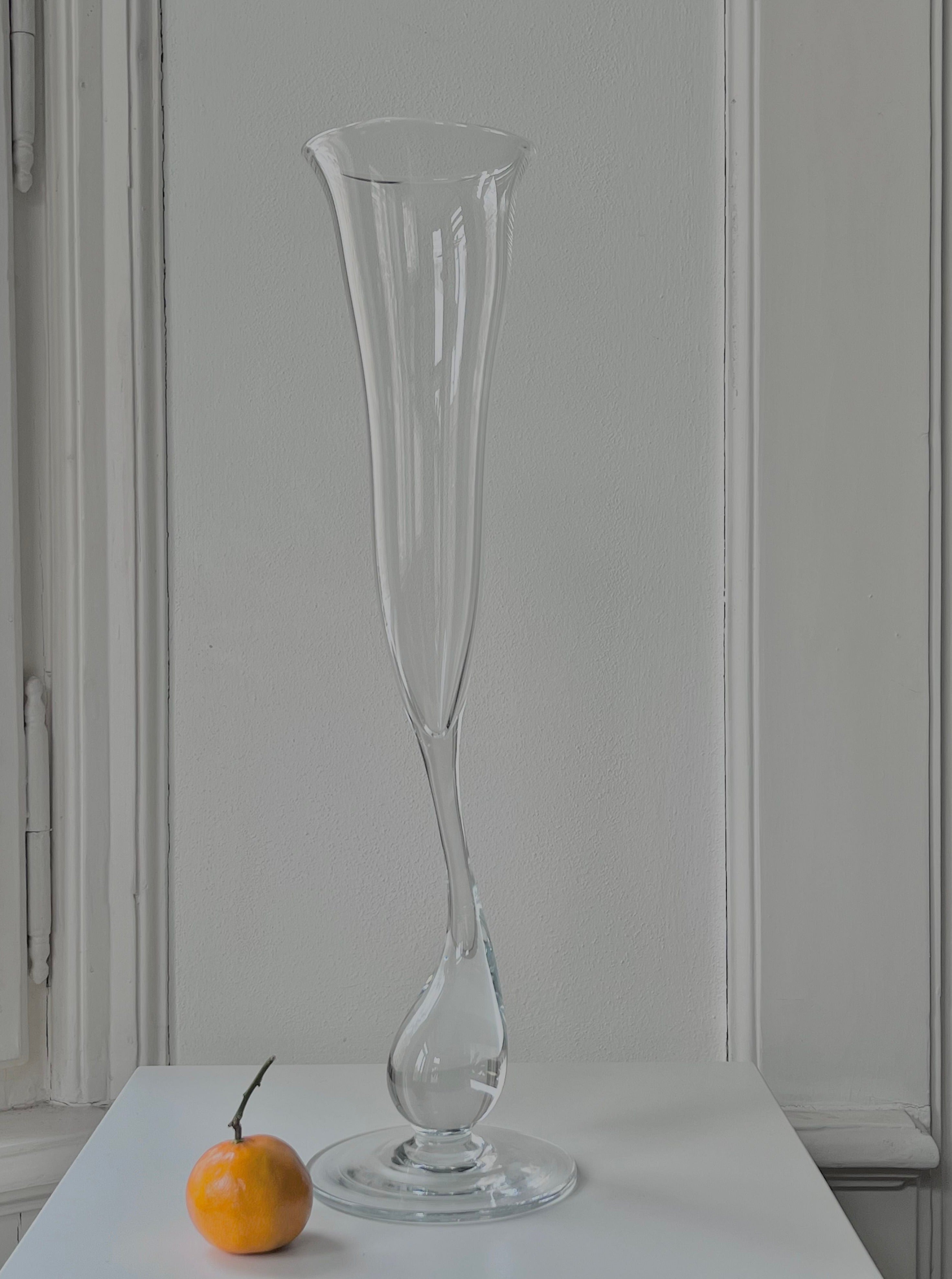 Tall Handblown Vase