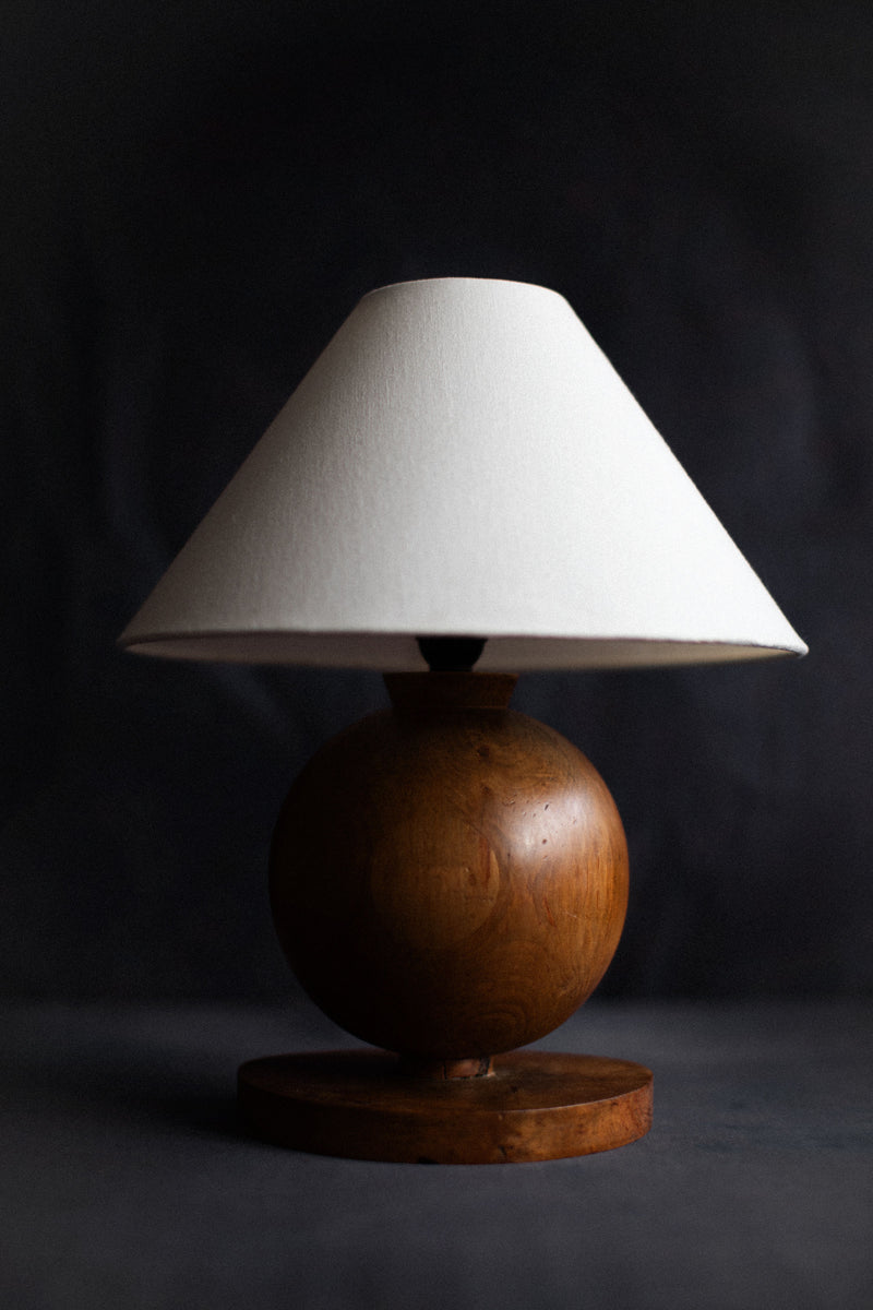  Vintage 1920's Art Deco Lamp with frosted glass shade and intricate base design